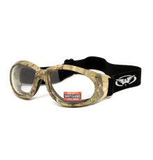 Окуляри захисні з ущільнювачем Global Vision Eliminator Camo Forest, прозорі