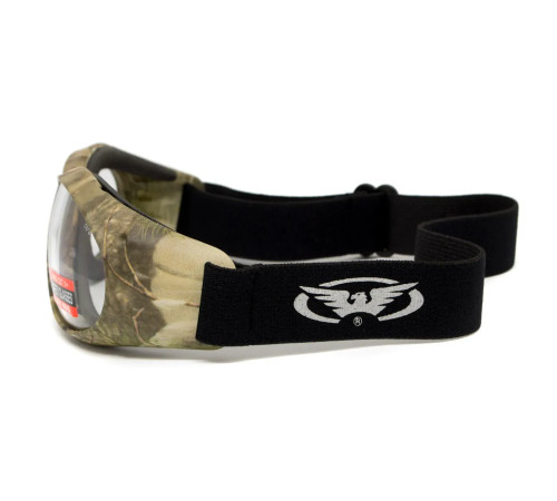 Окуляри захисні з ущільнювачем Global Vision Eliminator Camo Forest, прозорі