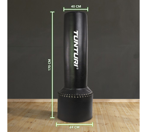 Боксерська груша Tunturi Boxing Bag 170 х 40 см, чорний