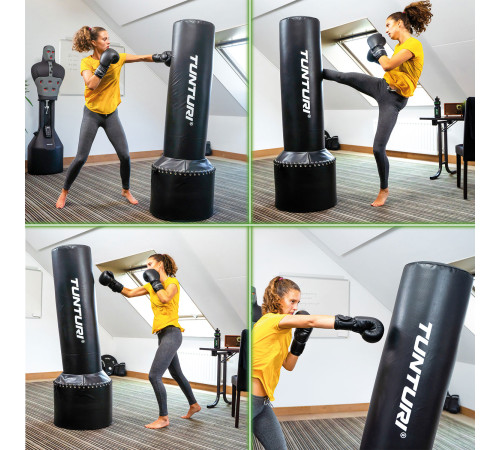 Боксерська груша Tunturi Boxing Bag 170 х 40 см, чорний
