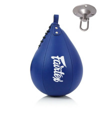 Пневмогруша боксерська з кріпленням Fairtex SB1 діаметр 12 см, синя