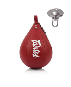 Пневмогруша боксерська з кріпленням Fairtex SB1 діаметр 12 см, червона
