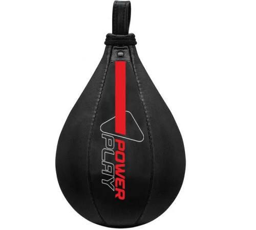 Пневмогруша боксерська PowerPlay 3061 Ultra Series діаметр 26 см, чорно-червона