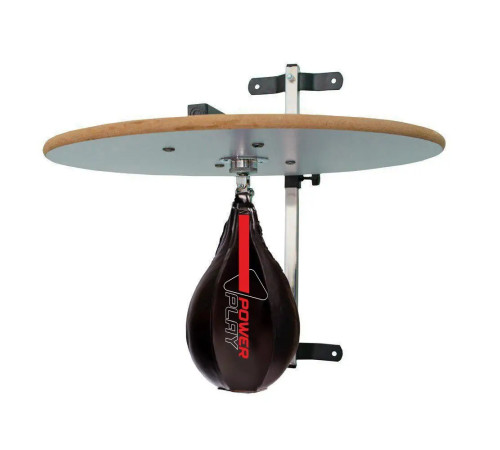 Пневмогруша боксерська PowerPlay 3061 Ultra Series діаметр 26 см, чорно-червона