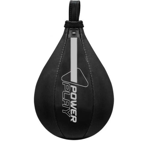 Пневмогруша боксерська PowerPlay 3061 Ultra Series діаметр 26 см, чорно-біла