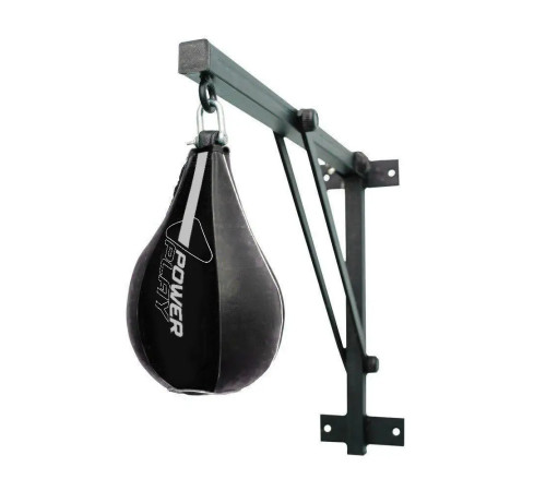 Пневмогруша боксерська PowerPlay 3061 Ultra Series діаметр 26 см, чорно-біла