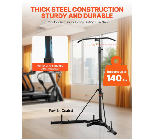 Стійка для боксерського мішка VEVOR, чорна