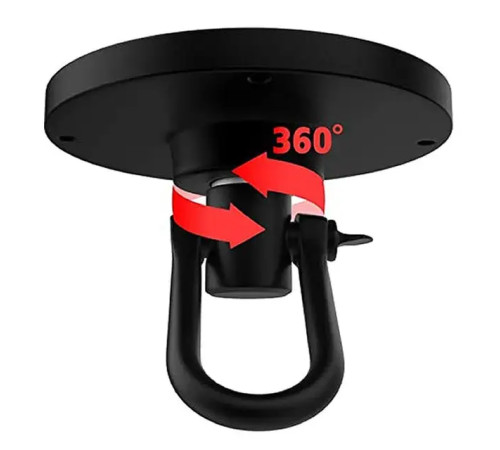 Пневмогруша боксерська з кірпленням RDX F6 KARA Matte діаметр 26 см, чорна