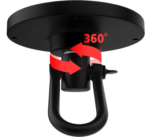 Пневмогруша боксерська шкіряна з кріпленям RDX 2Y Multi діаметр 54 см, чорно-жовта