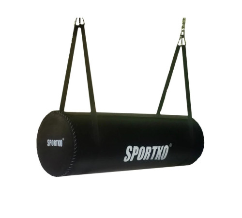 Груша боксерська горизонтальна SportKO PMK1103, чорно-біла
