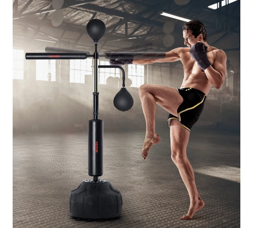 Боксерська груша з підставкою VEVOR, чорна