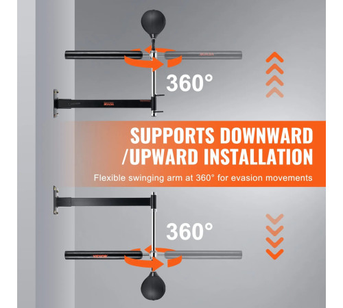 Настінний боксерський гриф VEVOR, чорна