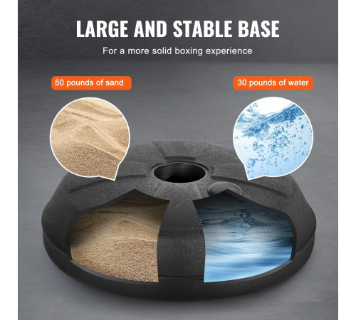 Боксерский набір VEVOR, чорно-червоний