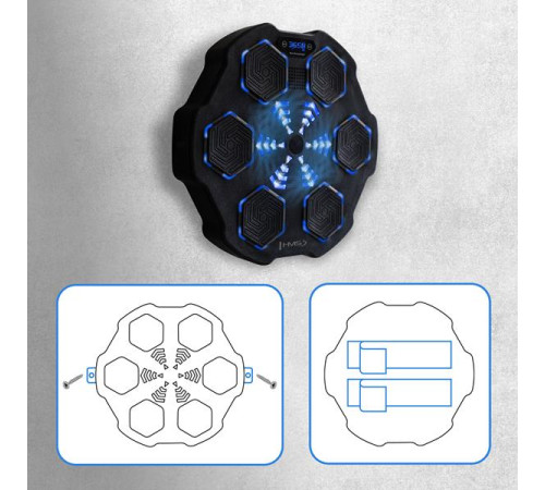 Мішень боксерська електронна HMS TB02 з рукавичками