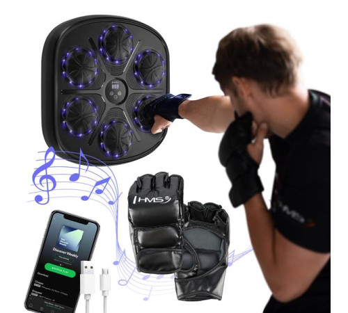 Мішень боксерська електронна HMS TB03 з рукавичками