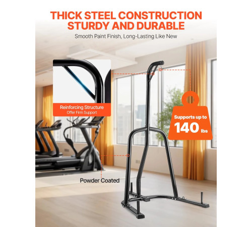 Стійка для боксерського мішка VEVOR, чорна