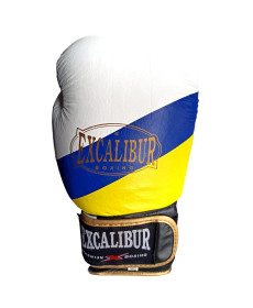 Боксерські рукавички Excalibur Ukraine Flag 8070-03, 14 унцій