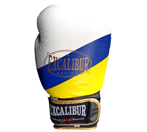 Боксерські рукавички Excalibur Ukraine Flag 8070-03, 14 унцій