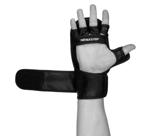 Рукавички для MMA PowerPlay 3026 розмір S, чорні