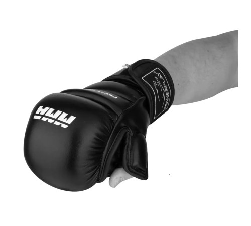 Рукавички для MMA PowerPlay 3026 розмір S, чорні