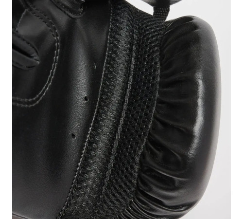 Рукавички боксерські з капою Leone GN383 THUNDER розмір 8 унцій, чорні