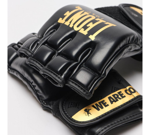 Рукавички MMA Leone DNA XL, чорно-золотисті
