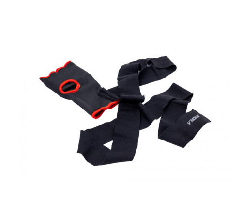 Рукавички-бинти з гелевими подушечками VNoks VPGEL L/XL, чорно-червоні