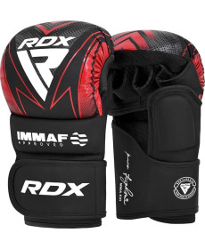 Боксерські рукавиці RDX GRAPPLING GLOVES SHOOTER IMMAF-1 унцій XXL, чорні