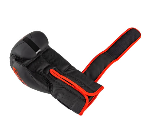 Рукавички боксерські PowerPlay 3024 Ultra Mat розмір 16 унцій, чорно-червоні