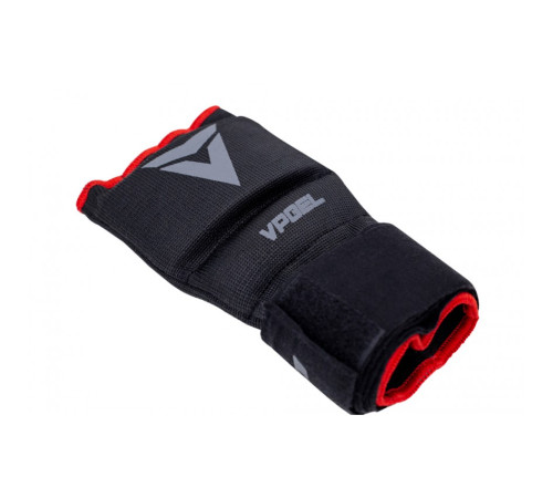 Рукавички-бинти з гелевими подушечками VNoks VPGEL S/M, чорно-червоні