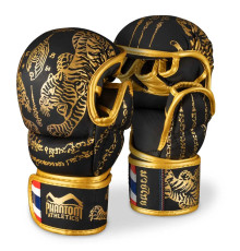 Рукавички для ММА Phantom Muay Thai розмір S/M, чорно-золотисті