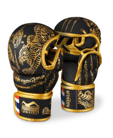 Рукавички для ММА Phantom Muay Thai розмір S/M, чорно-золотисті