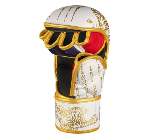 Рукавички для ММА Phantom Muay Thai розмір L/XL, біло-золотисті