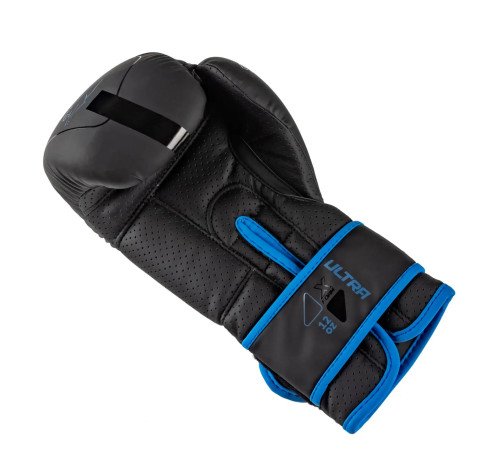 Рукавички боксерські PowerPlay 3024 Ultra Mat розмір 16 унцій, чорно-сині