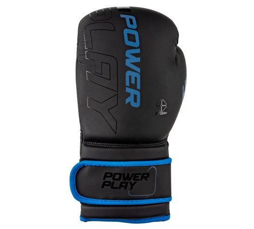 Рукавички боксерські PowerPlay 3024 Ultra Mat розмір 16 унцій, чорно-сині