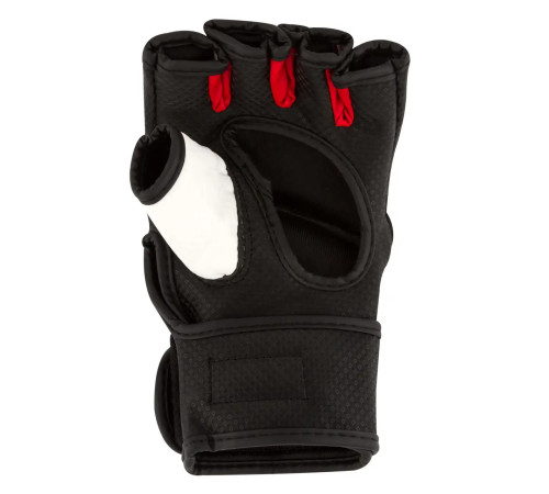 Рукавички для MMA PowerPlay 3075 розмір L, чорно-білі