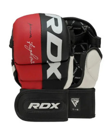 Рукавички греплінгові для ММА RDX T6 Plus Rex розмір XL, червоні