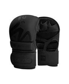 Рукавички греплінгові для ММА RDX T15 Noir Inner Matte розмір M, чорні