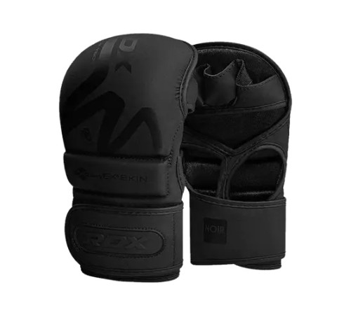 Рукавички греплінгові для ММА RDX T15 Noir Inner Matte розмір M, чорні