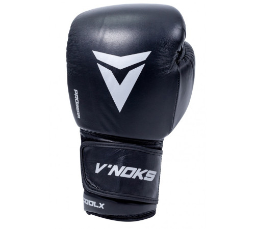 Рукавички боксерські V`Noks Futuro Tec 10 унцій, чорно-білі
