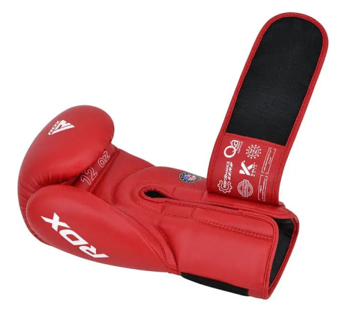 Рукавички боксерські з капою RDX AS2 розмір 12 унцій, червоні