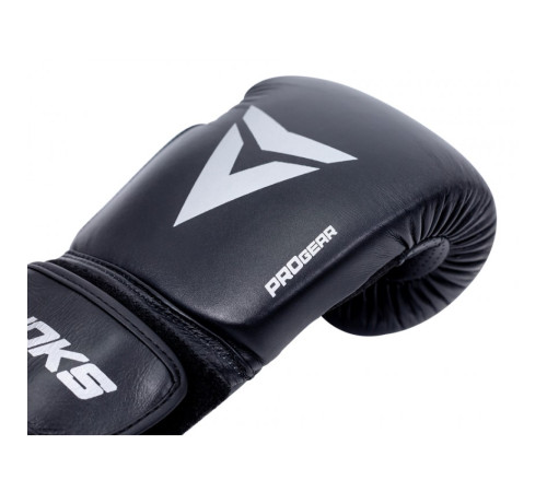 Рукавички боксерські V`Noks Futuro Tec 14 унцій, чорно-білі