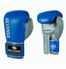 Рукавички боксерські REVENGE EV-10-1038 10 унцій, синьо-сірі