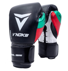 Рукавички боксерські V`Noks Mex Pro Training 12 унцій, різнокольорові