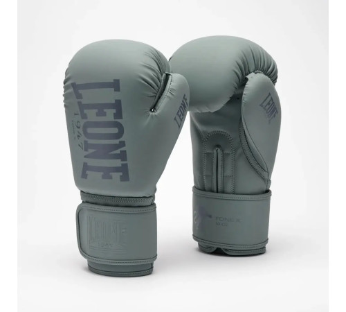 Рукавички боксерські Leone GN058 TONE X розмір 12 унцій, сірі