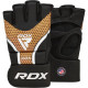 Рукавички для ММА RDX AURA PLUS T-17 розмір M, чорно-золотистий