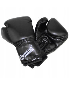 Рукавички боксерські MASTER розмір 8 унцій, чорні