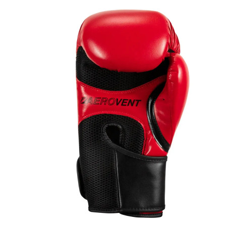 Рукавички боксерські з капою TITLE Boxing Vegan Fitness розмрі 16 унцій, чорно-червоні