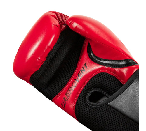 Рукавички боксерські з капою TITLE Boxing Vegan Fitness розмрі 16 унцій, чорно-червоні
