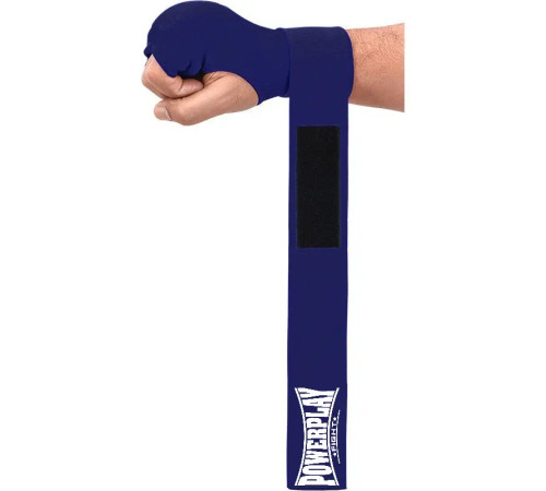 Рукавички-бинти з гелевими подушечками PowerPlay 3096 розмір M, темно-сині